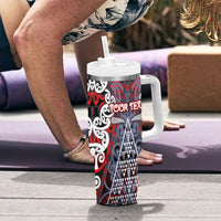 Personalised Aotearoa Iwi Ngapuhi Tumbler With Handle Maori Motif Tribal
