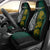 Personalised South Africa and New Zealand Car Seat Cover King Protea and Silver Fern Mix Culture Pattern LT03 - Polynesian Pride