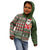 Hawaii Mele Kalikimaka Kid Hoodie Aloha and Christmas Elements Patchwork Green Style LT03 - Polynesian Pride
