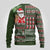 Hawaii Mele Kalikimaka Ugly Christmas Sweater Aloha and Christmas Elements Patchwork Green Style LT03 - Polynesian Pride