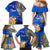 Personalised Nauru Independence Day Family Matching Mermaid Dress and Hawaiian Shirt Nauruan Tribal Flag Style LT03 - Polynesian Pride