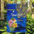 Personalised Nauru Independence Day Garden Flag Nauruan Tribal Flag Style LT03 Garden Flag Blue - Polynesian Pride
