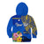 Personalised Nauru Independence Day Kid Hoodie Nauruan Tribal Flag Style LT03 - Polynesian Pride