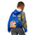 Personalised Nauru Independence Day Kid Hoodie Nauruan Tribal Flag Style LT03 - Polynesian Pride