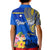 Personalised Nauru Independence Day Kid Polo Shirt Nauruan Tribal Flag Style LT03 - Polynesian Pride