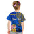 Personalised Nauru Independence Day Kid T Shirt Nauruan Tribal Flag Style LT03 - Polynesian Pride