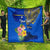 Personalised Nauru Independence Day Quilt Nauruan Tribal Flag Style LT03 - Polynesian Pride