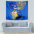 Personalised Nauru Independence Day Tapestry Nauruan Tribal Flag Style LT03 - Polynesian Pride