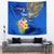 Personalised Nauru Independence Day Tapestry Nauruan Tribal Flag Style LT03 - Polynesian Pride