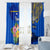 Personalised Nauru Independence Day Window Curtain Nauruan Tribal Flag Style LT03 - Polynesian Pride