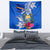 Personalised Nauru Coat of Arms Tapestry Tropical Flower Polynesian Pattern LT03 - Polynesian Pride