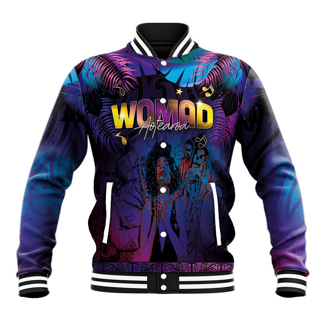 Aotearoa Arts Festival 2025 Baseball Jacket Maori Music Art Dance - Rhythmic Vibes