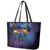Aotearoa Arts Festival 2025 Leather Tote Bag Maori Music Art Dance - Rhythmic Vibes