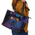 Aotearoa Arts Festival 2025 Leather Tote Bag Maori Music Art Dance - Rhythmic Vibes