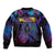 Aotearoa Arts Festival 2025 Sleeve Zip Bomber Jacket Maori Music Art Dance - Rhythmic Vibes