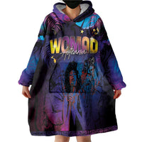 Aotearoa Arts Festival 2025 Wearable Blanket Hoodie Maori Music Art Dance - Rhythmic Vibes