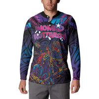 Aotearoa Arts Festival 2025 Button Sweatshirt Maori Performing Art and Music - Rhythmic Vibes