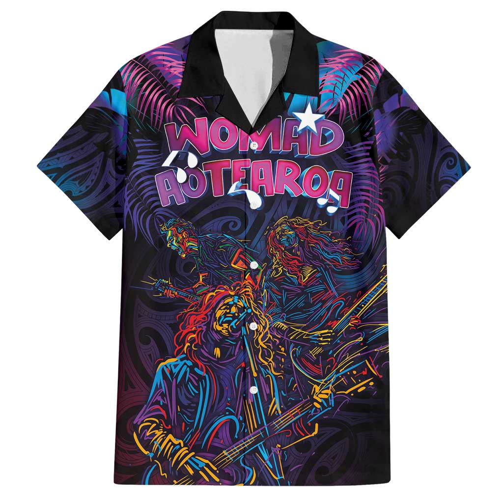 Aotearoa Arts Festival 2025 Family Matching Off Shoulder Short Dress and Hawaiian Shirt Maori Performing Art and Music - Rhythmic Vibes