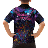 Aotearoa Arts Festival 2025 Family Matching Short Sleeve Bodycon Dress and Hawaiian Shirt Maori Performing Art and Music - Rhythmic Vibes