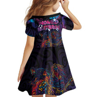 Aotearoa Arts Festival 2025 Family Matching Short Sleeve Bodycon Dress and Hawaiian Shirt Maori Performing Art and Music - Rhythmic Vibes