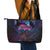 Aotearoa Arts Festival 2025 Leather Tote Bag Maori Performing Art and Music - Rhythmic Vibes
