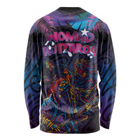 Aotearoa Arts Festival 2025 Long Sleeve Shirt Maori Performing Art and Music - Rhythmic Vibes