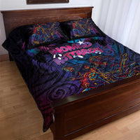 Aotearoa Arts Festival 2025 Quilt Bed Set Maori Performing Art and Music - Rhythmic Vibes