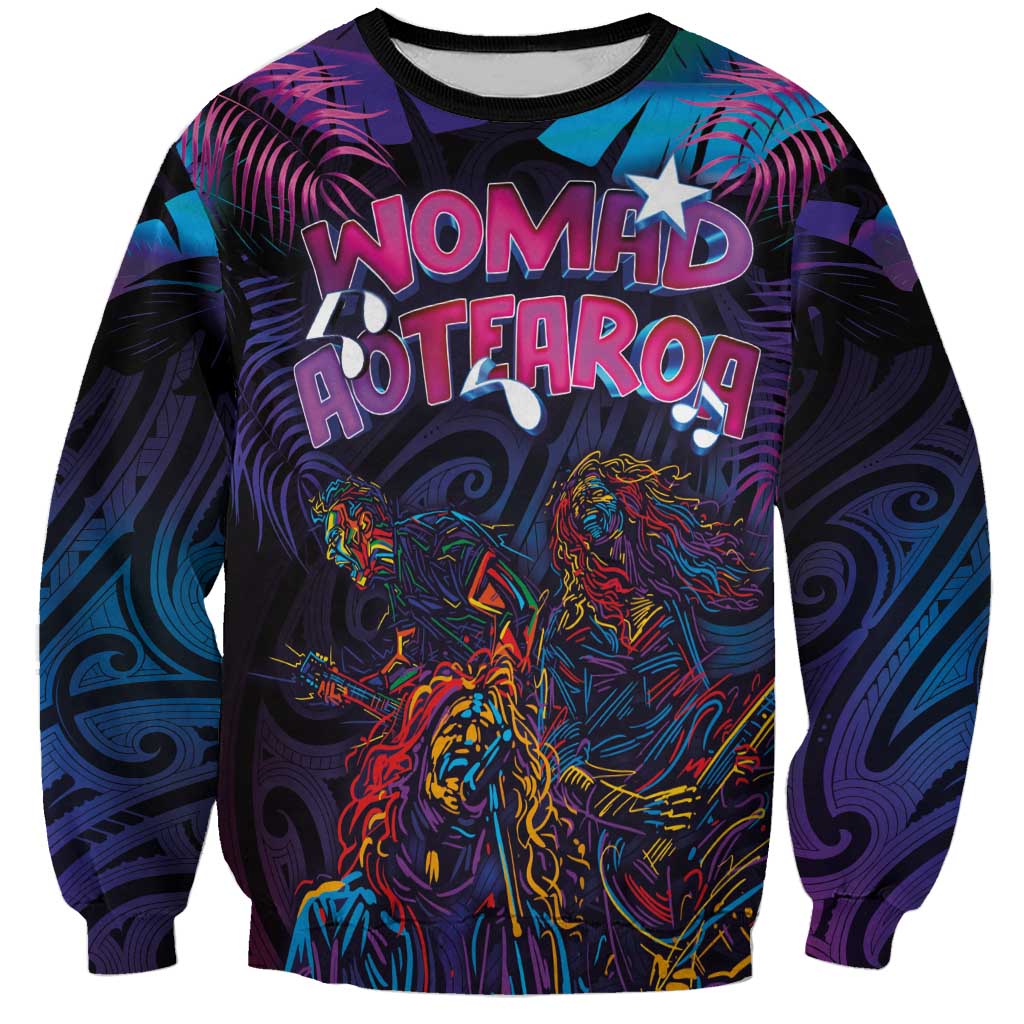 Aotearoa Arts Festival 2025 Sweatshirt Maori Performing Art and Music - Rhythmic Vibes