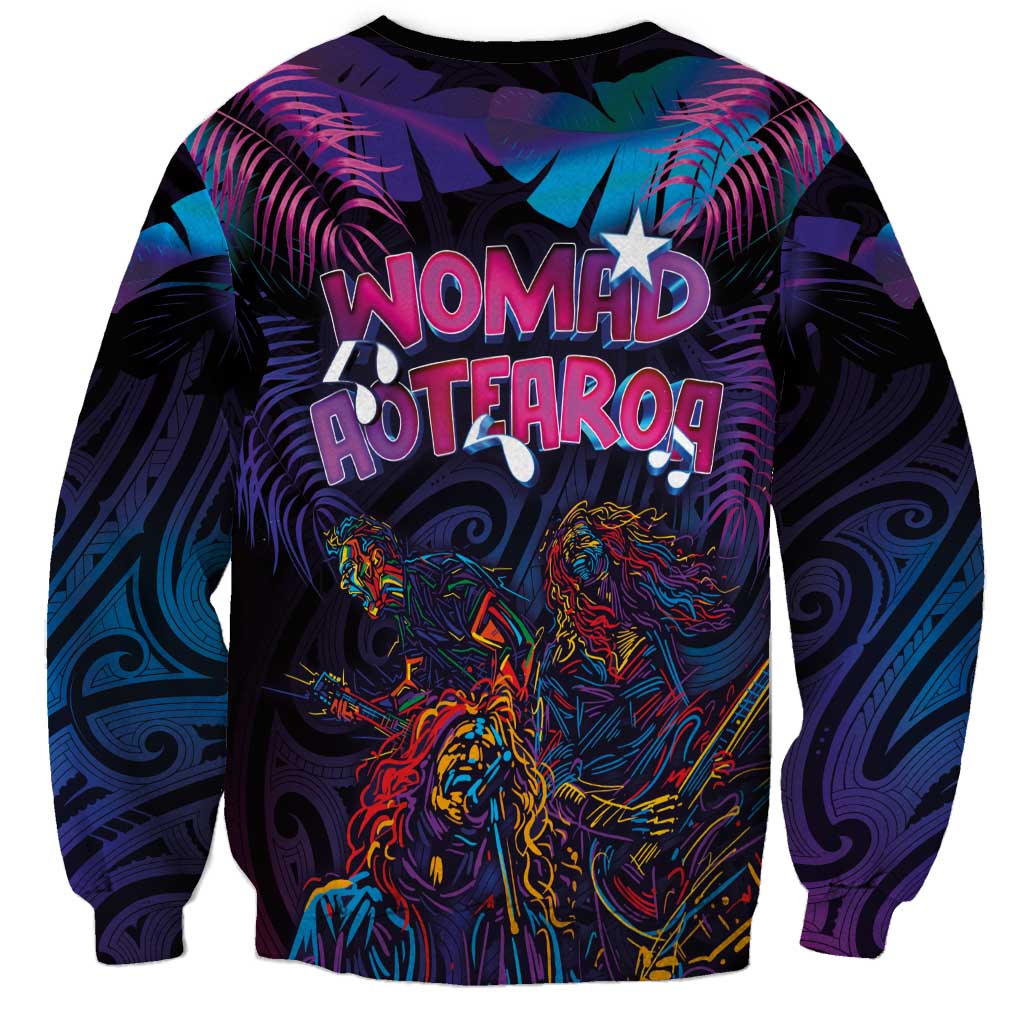 Aotearoa Arts Festival 2025 Sweatshirt Maori Performing Art and Music - Rhythmic Vibes