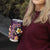 Hawaiian Turtles and Plumeria Tumbler Cup Polynesian Art Tribal Tattoo Deep Violet Color
