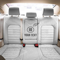 Custom New Zealand Football Back Car Seat Cover The Whites-Sporty T90 Style - Polynesian Pride