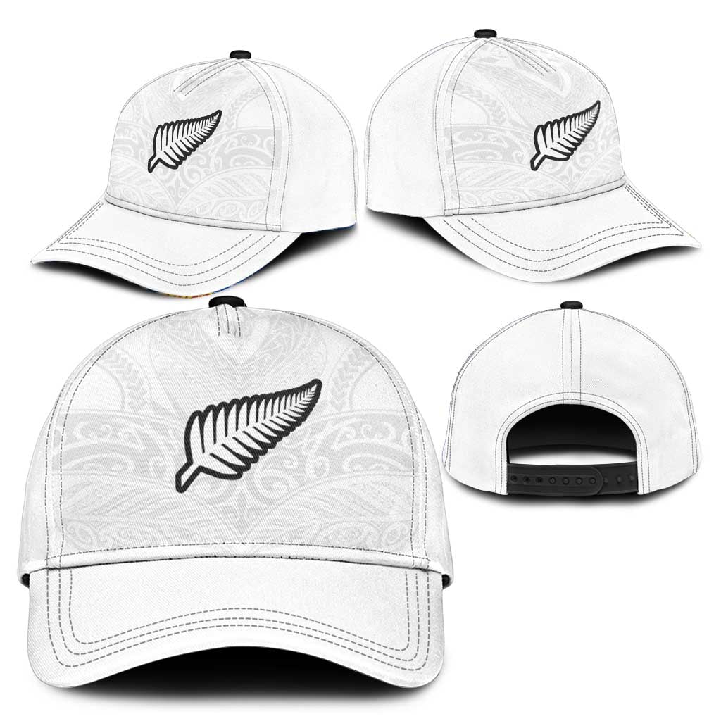 New Zealand Football Classic Cap The Whites-Sporty T90 Style - Polynesian Pride