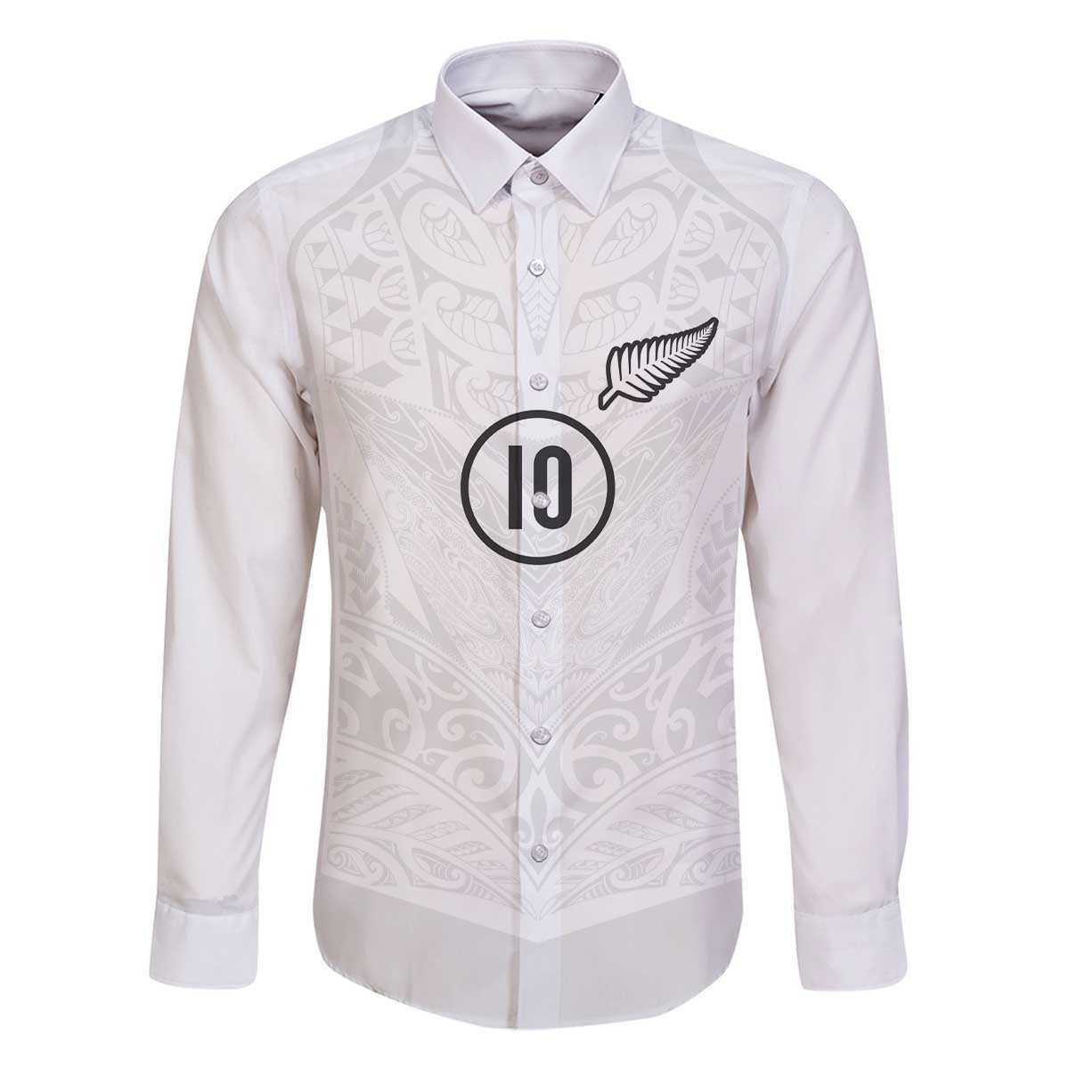 Custom New Zealand Football Family Matching Off The Shoulder Long Sleeve Dress and Hawaiian Shirt The Whites-Sporty T90 Style - Polynesian Pride