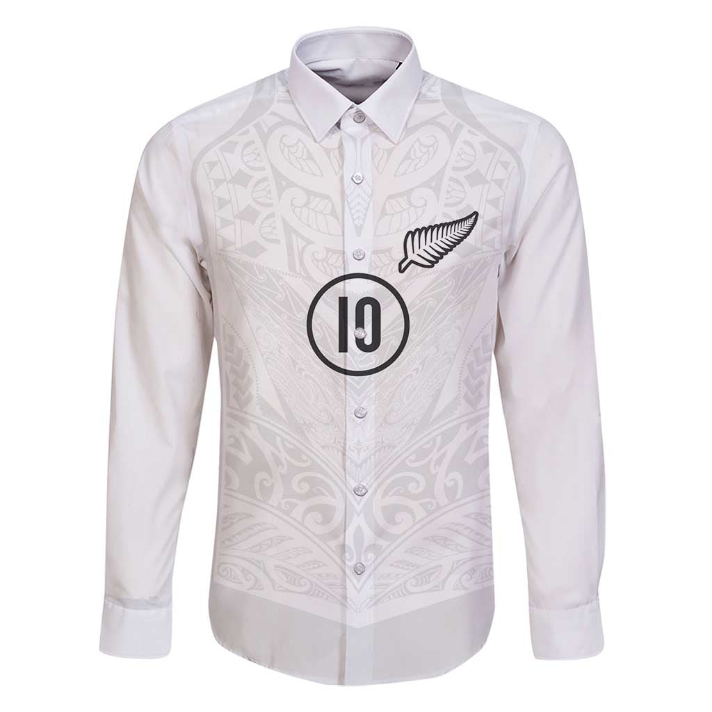 Custom New Zealand Football Family Matching Summer Maxi Dress and Hawaiian Shirt The Whites-Sporty T90 Style - Polynesian Pride