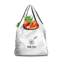 Custom New Zealand Football Grocery Bag The Whites-Sporty T90 Style - Polynesian Pride