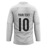 Custom New Zealand Football Hockey Jersey The Whites-Sporty T90 Style - Polynesian Pride