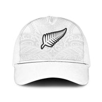 New Zealand Football Mesh Trucker Cap The Whites-Sporty T90 Style - Polynesian Pride