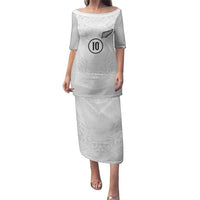 Custom New Zealand Football Puletasi The Whites-Sporty T90 Style - Polynesian Pride