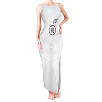 Custom New Zealand Football Tank Maxi Dress The Whites-Sporty T90 Style - Polynesian Pride