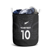 Custom Aotearoa Rugby Laundry Basket The Blacks-Sporty T90 Style - Polynesian Pride
