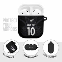 Custom Aotearoa Rugby AirPods Case The Blacks-Sporty T90 Style - Polynesian Pride