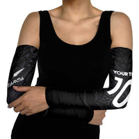 Custom Aotearoa Rugby Arm Sleeves The Blacks-Sporty T90 Style - Polynesian Pride