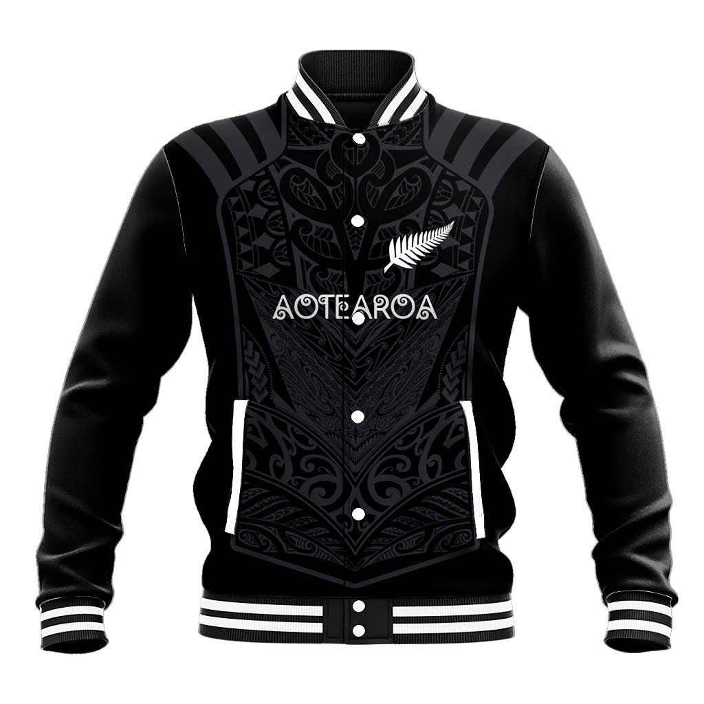 Custom Aotearoa Rugby Baseball Jacket The Blacks-Sporty T90 Style - Polynesian Pride