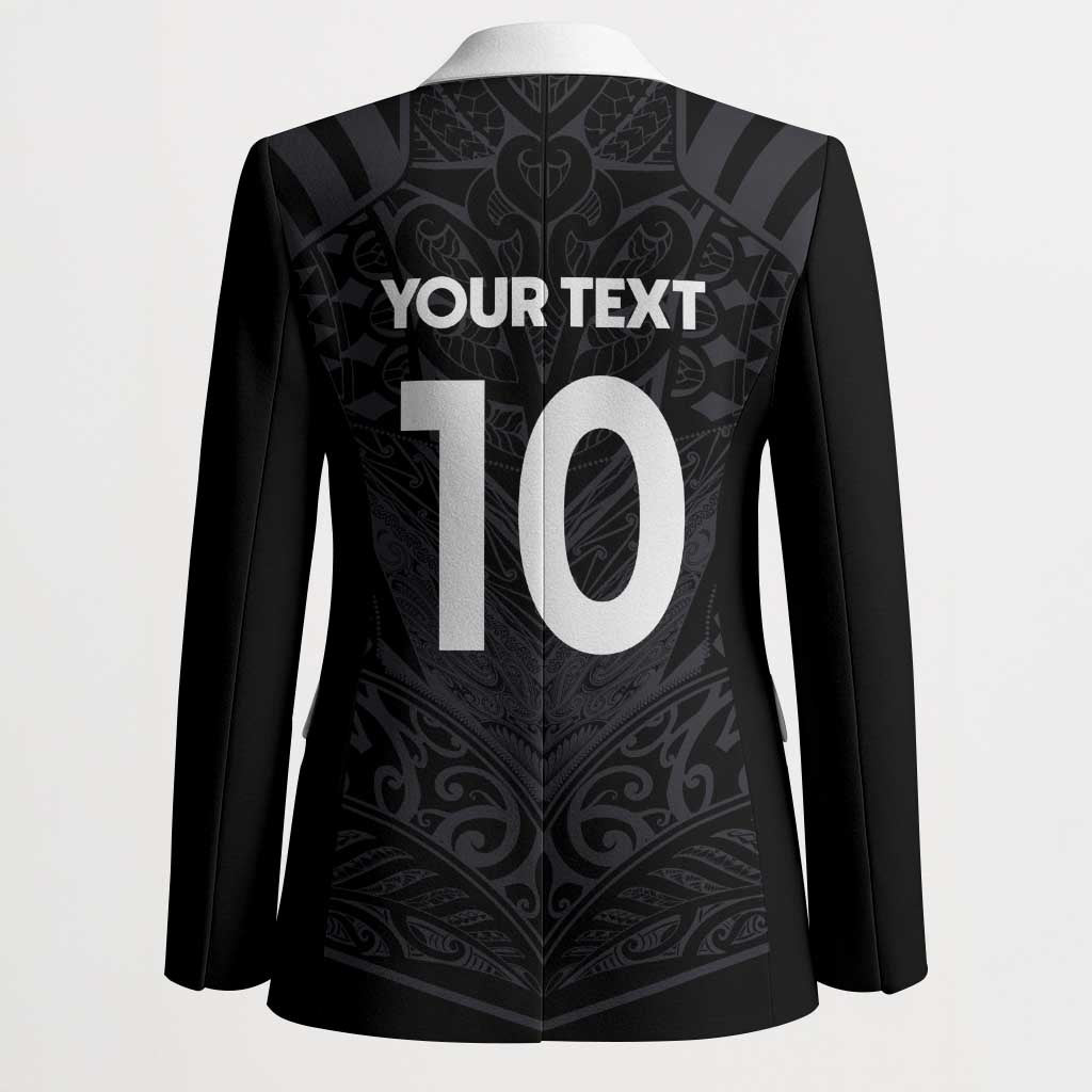 Custom Aotearoa Rugby Blazer The Blacks-Sporty T90 Style - Polynesian Pride
