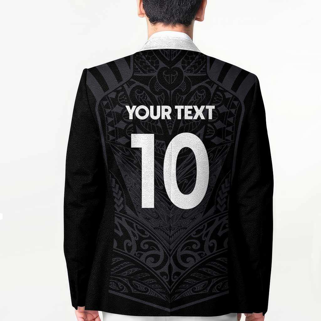 Custom Aotearoa Rugby Blazer The Blacks-Sporty T90 Style - Polynesian Pride