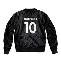 Custom Aotearoa Rugby Bomber Jacket The Blacks-Sporty T90 Style - Polynesian Pride