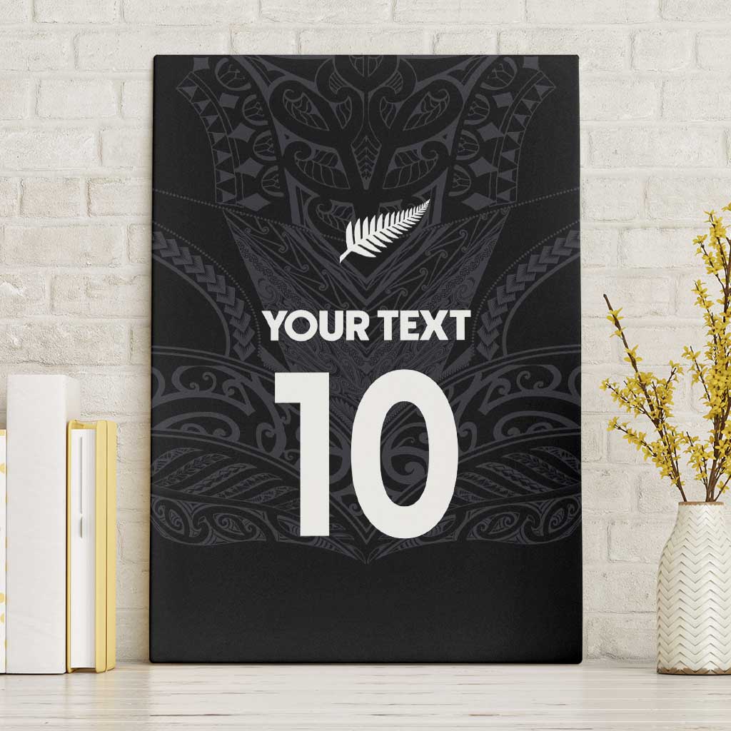 Custom Aotearoa Rugby Canvas Wall Art The Blacks-Sporty T90 Style - Polynesian Pride