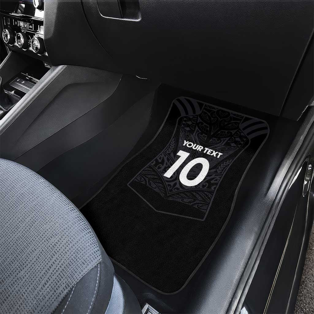 Custom Aotearoa Rugby Car Mats The Blacks-Sporty T90 Style - Polynesian Pride
