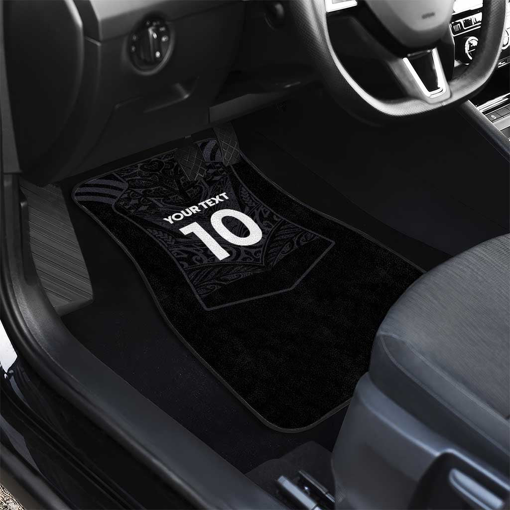 Custom Aotearoa Rugby Car Mats The Blacks-Sporty T90 Style - Polynesian Pride