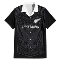 Custom Aotearoa Rugby Family Matching Mermaid Dress and Hawaiian Shirt The Blacks-Sporty T90 Style - Polynesian Pride
